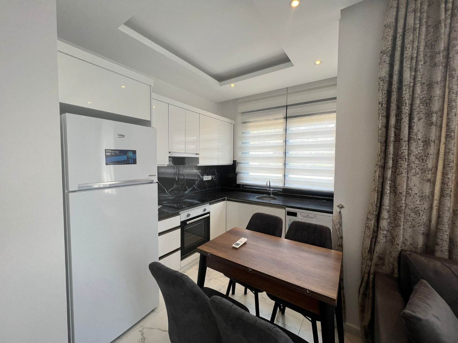 Квартира 1+1 в Алании в районе Каргыджак с мебелью и инфраструктурой - Фото 8