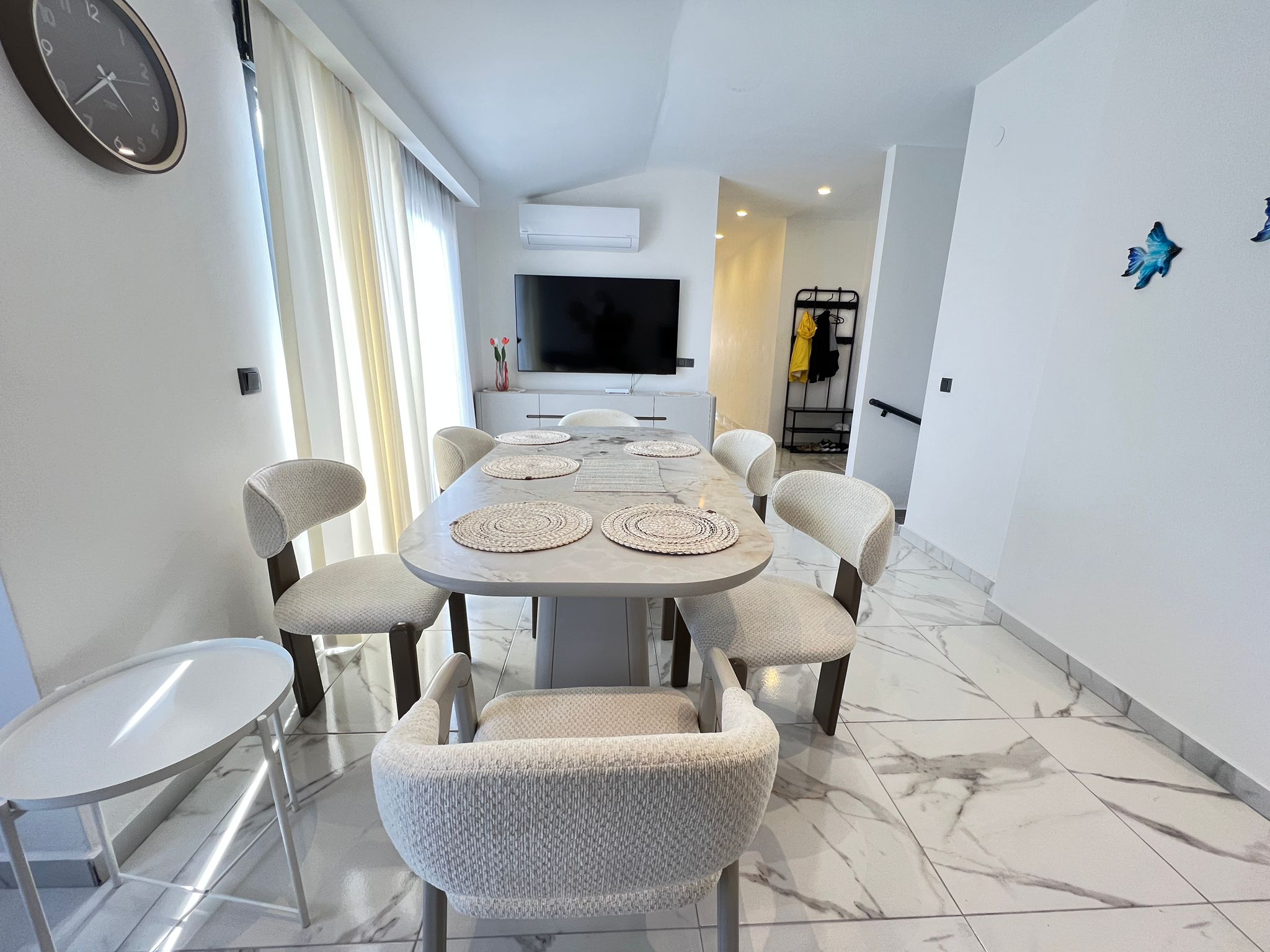 Меблированный дуплекс 3+1 в центре Алании в 700 м от пляжа - Фото 10