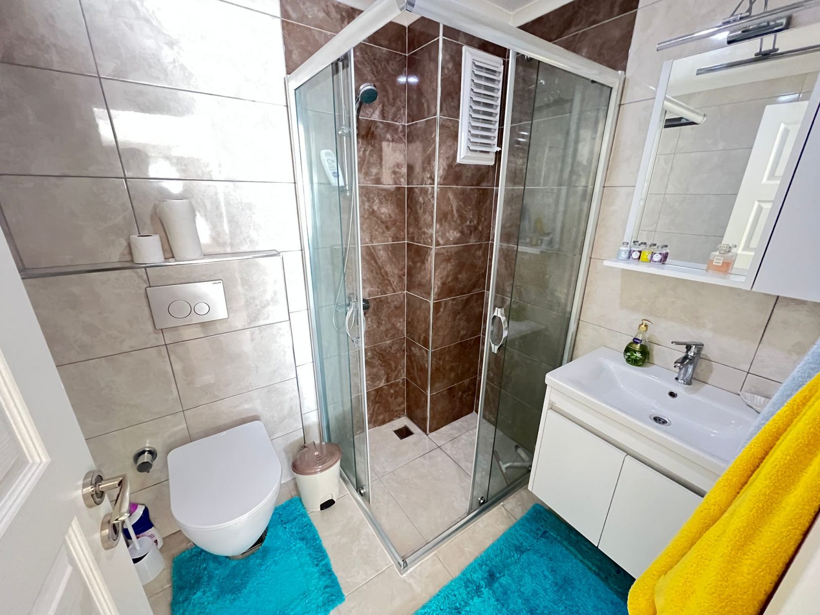 Меблированный дуплекс 3+1 в центре Алании в 700 м от пляжа - Фото 24