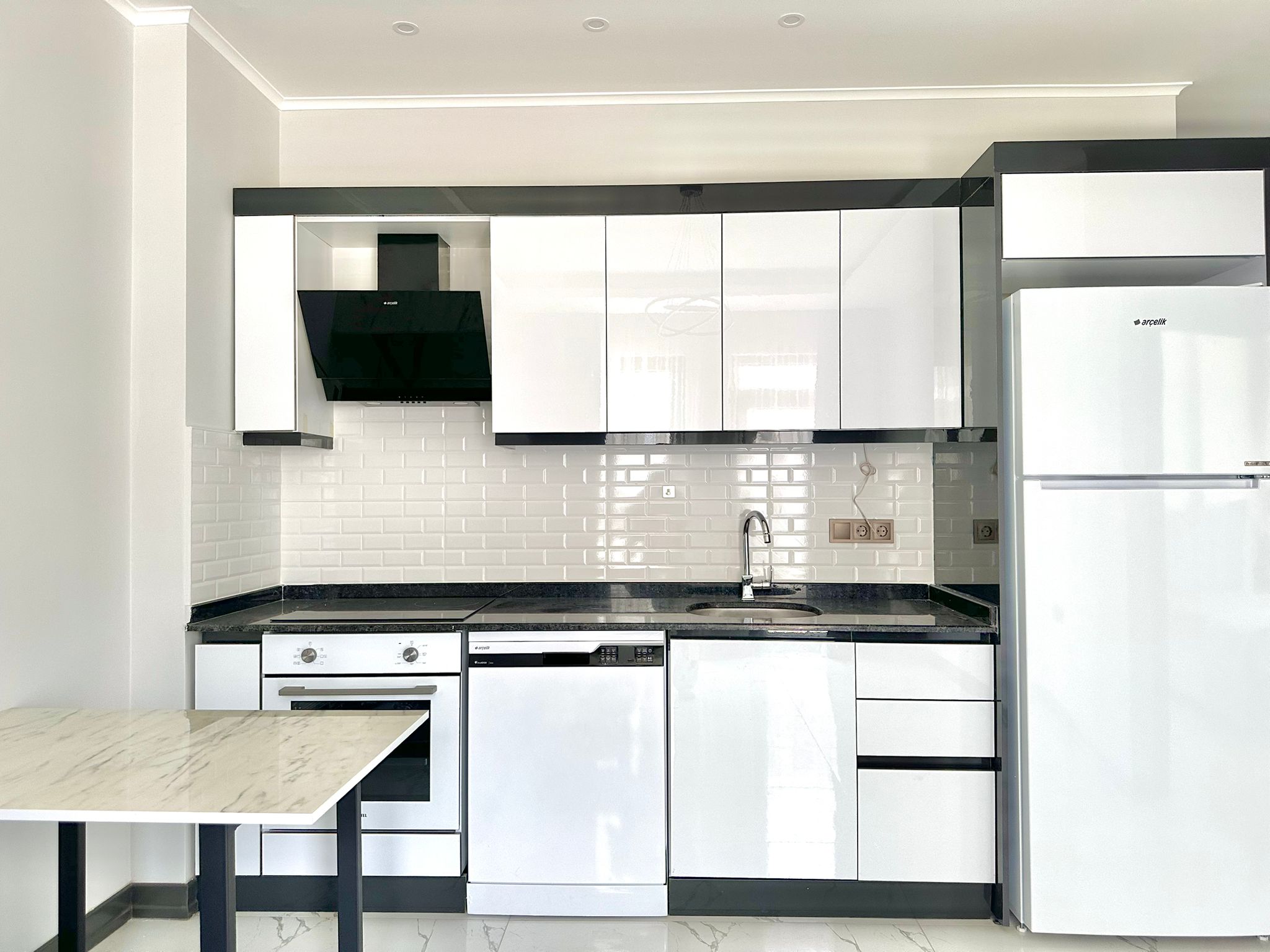 Меблированная квартира 1+1 в районе Клеопатра в Аланье, 700 м до пляжа - Фото 5