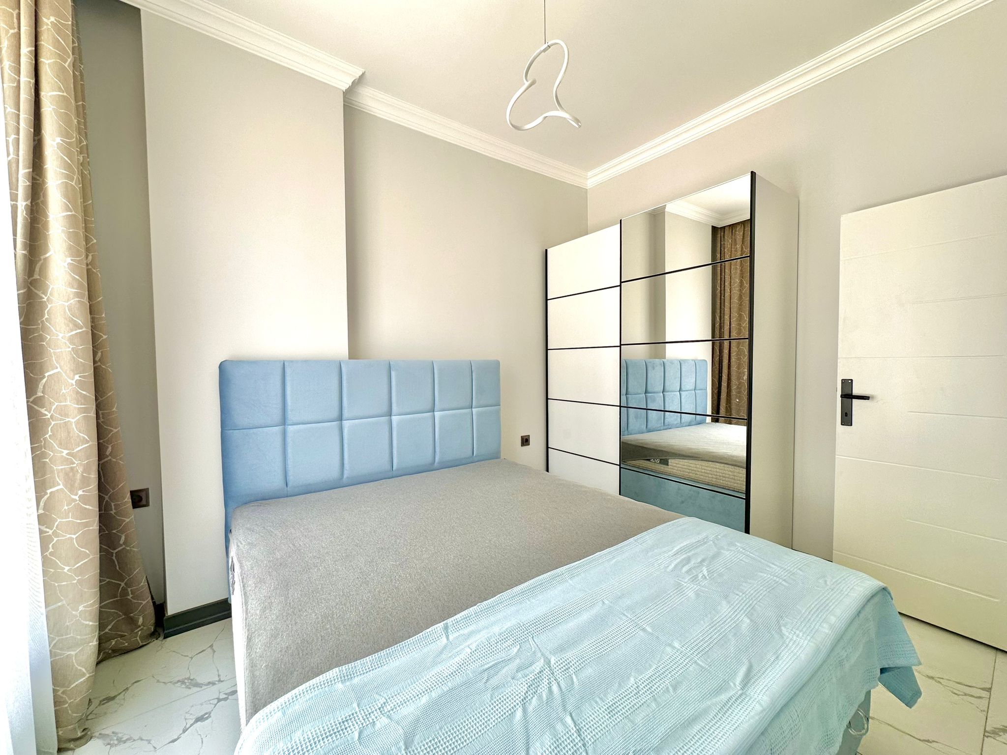 Меблированная квартира 1+1 в районе Клеопатра в Аланье, 700 м до пляжа - Фото 6