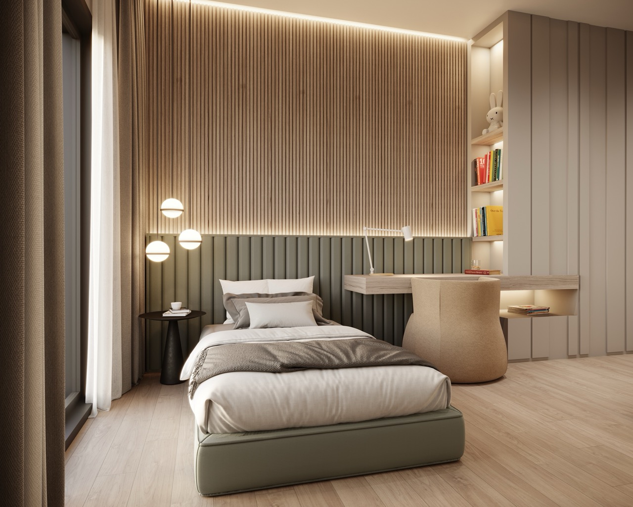 Апартаменты в Стамбуле с инфраструктурой и природным окружением в районе Левент - Фото 40