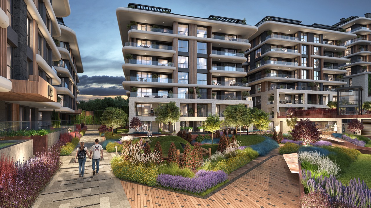 Малоэтажный премиальный жилой комплекс в районе Этилер рядом с Босфором - Фото 21