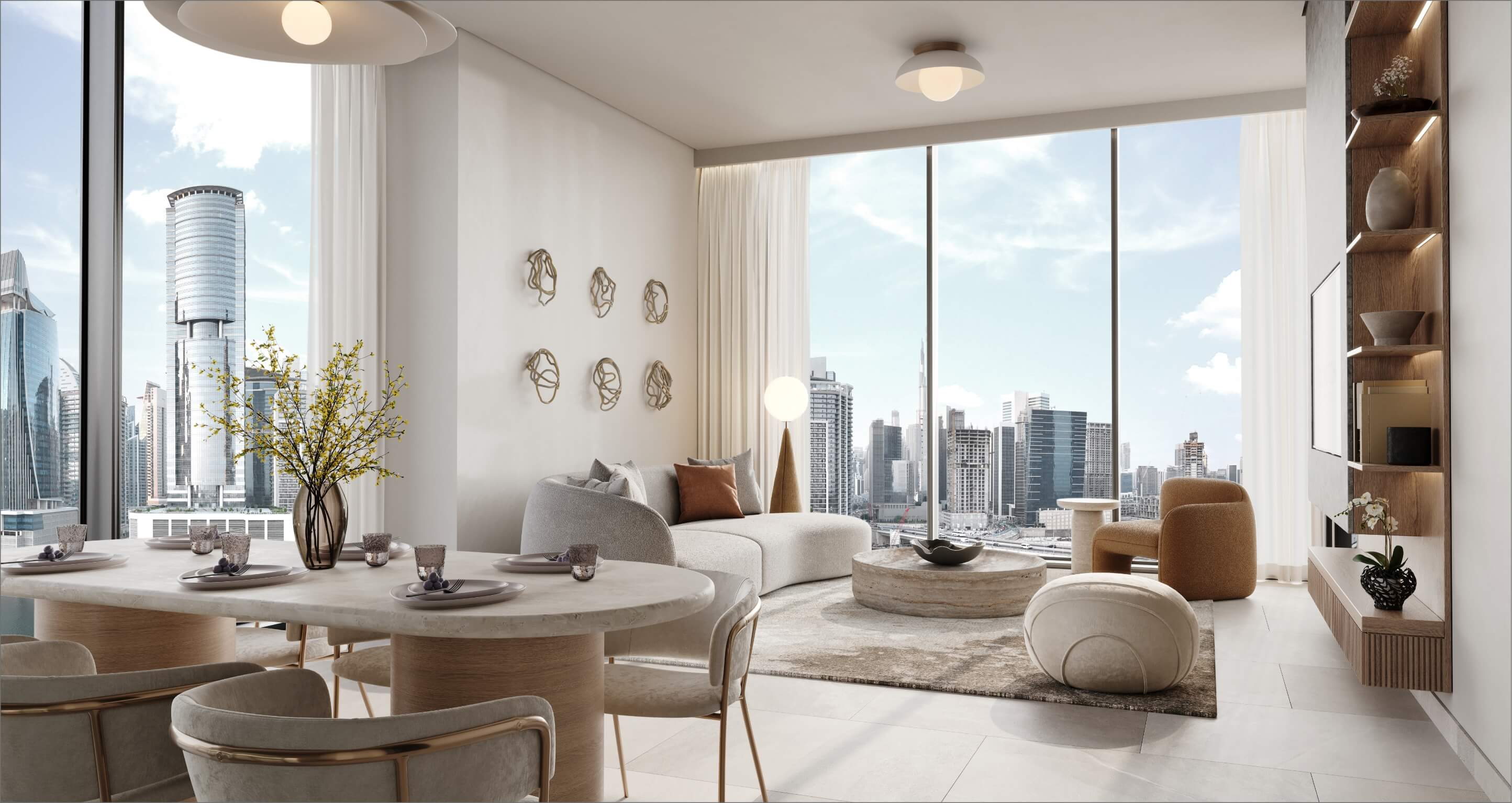 One River Point — жилой комплекс у Dubai Canal с видами на Burj Khalifa и центр города - Фото 15