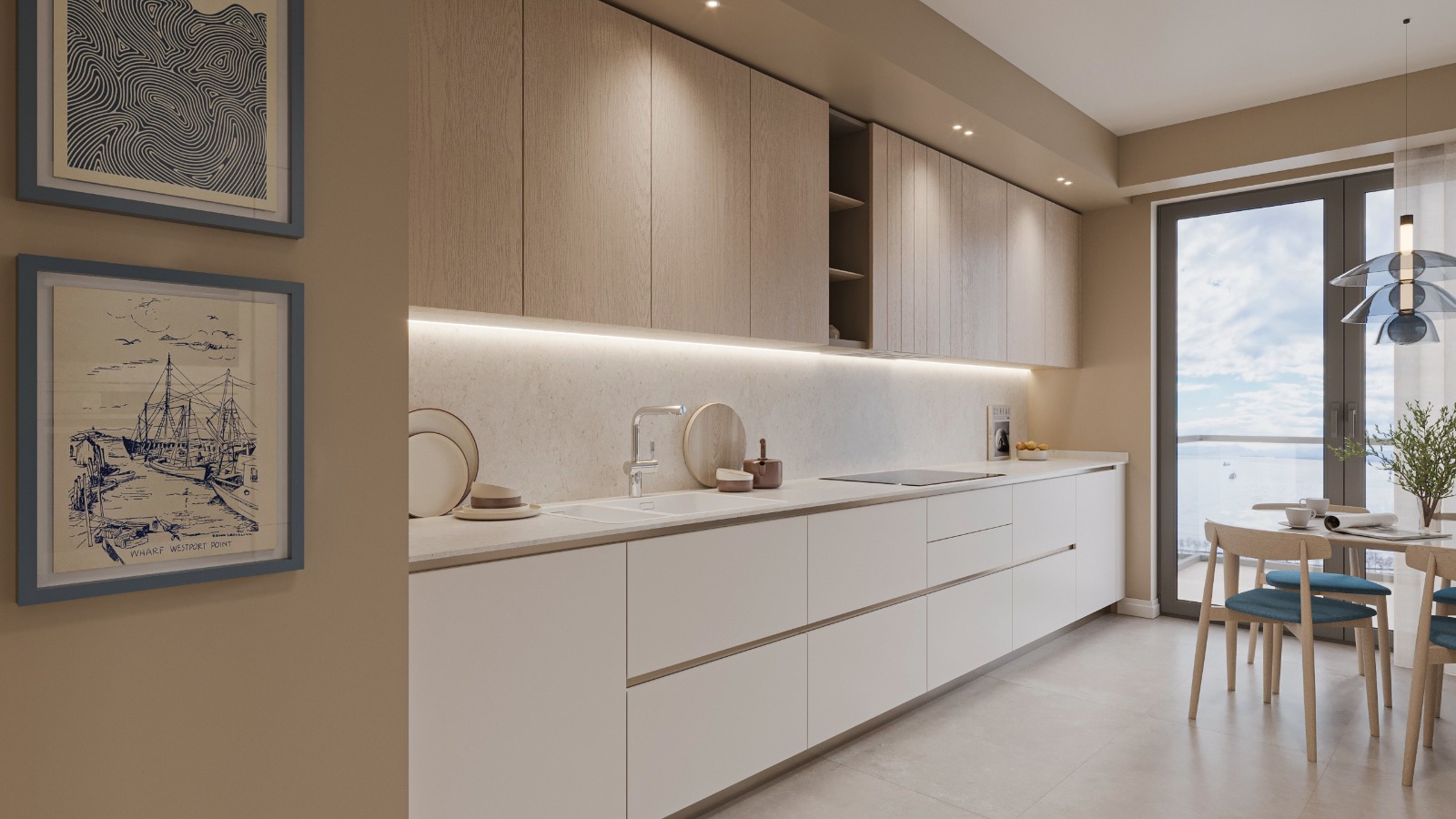 Квартиры на первой береговой линии в Стамбуле с видом на море и острова - Фото 39