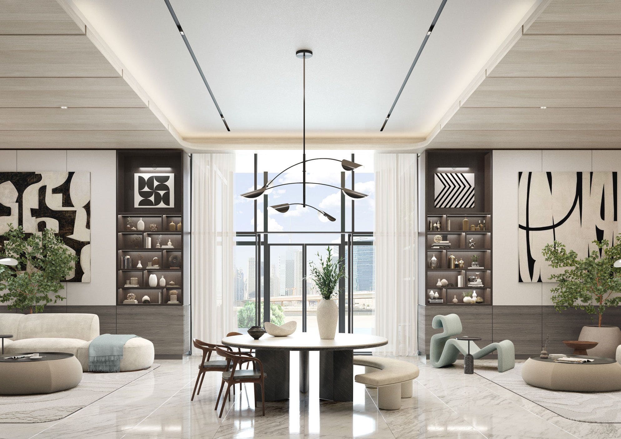 One River Point — жилой комплекс у Dubai Canal с видами на Burj Khalifa и центр города - Фото 14