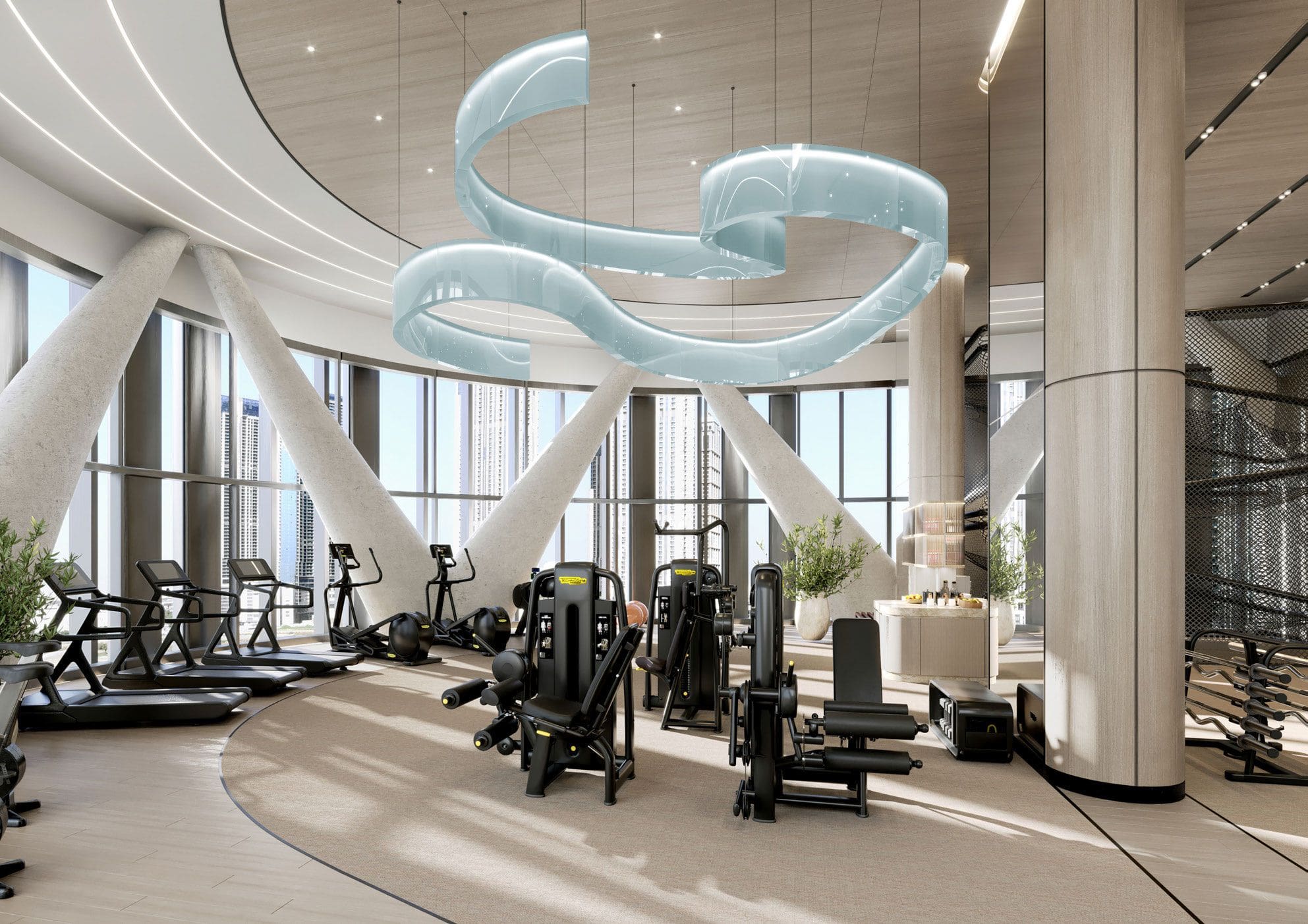 One River Point — жилой комплекс у Dubai Canal с видами на Burj Khalifa и центр города - Фото 12