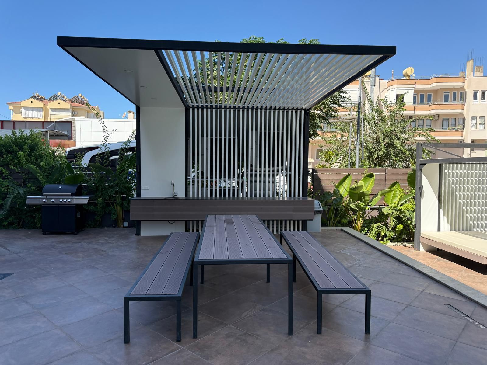 Апартаменты 1+1 в комплексе с инфраструктурой в районе Клеопатра, 450 м до пляжа - Фото 12