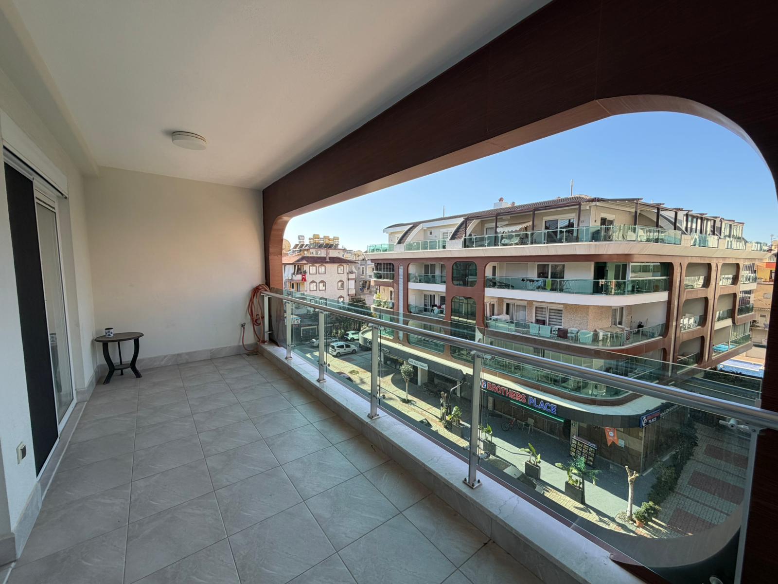 Просторный меблированный дуплекс 3+1 в Аланье, 350 м от пляжа Клеопатра - Фото 14