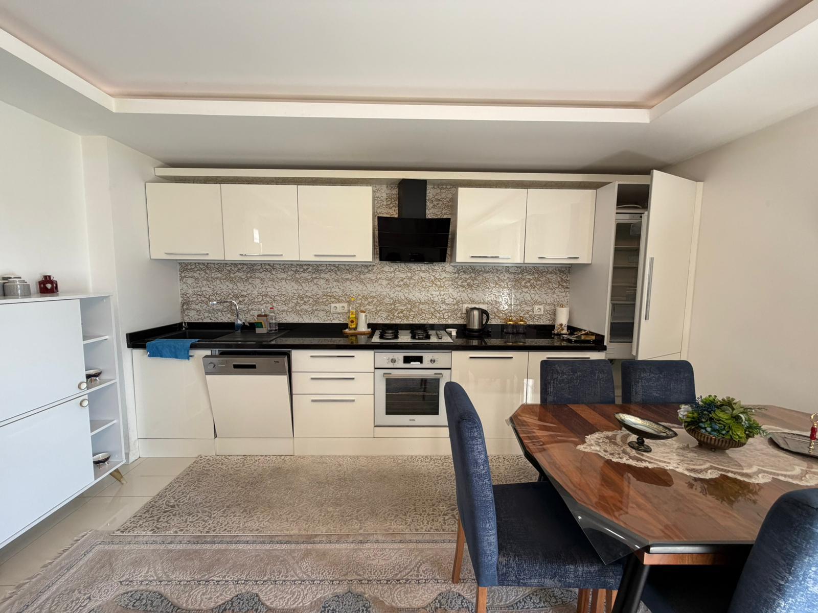 Просторный меблированный дуплекс 3+1 в Аланье, 350 м от пляжа Клеопатра - Фото 6