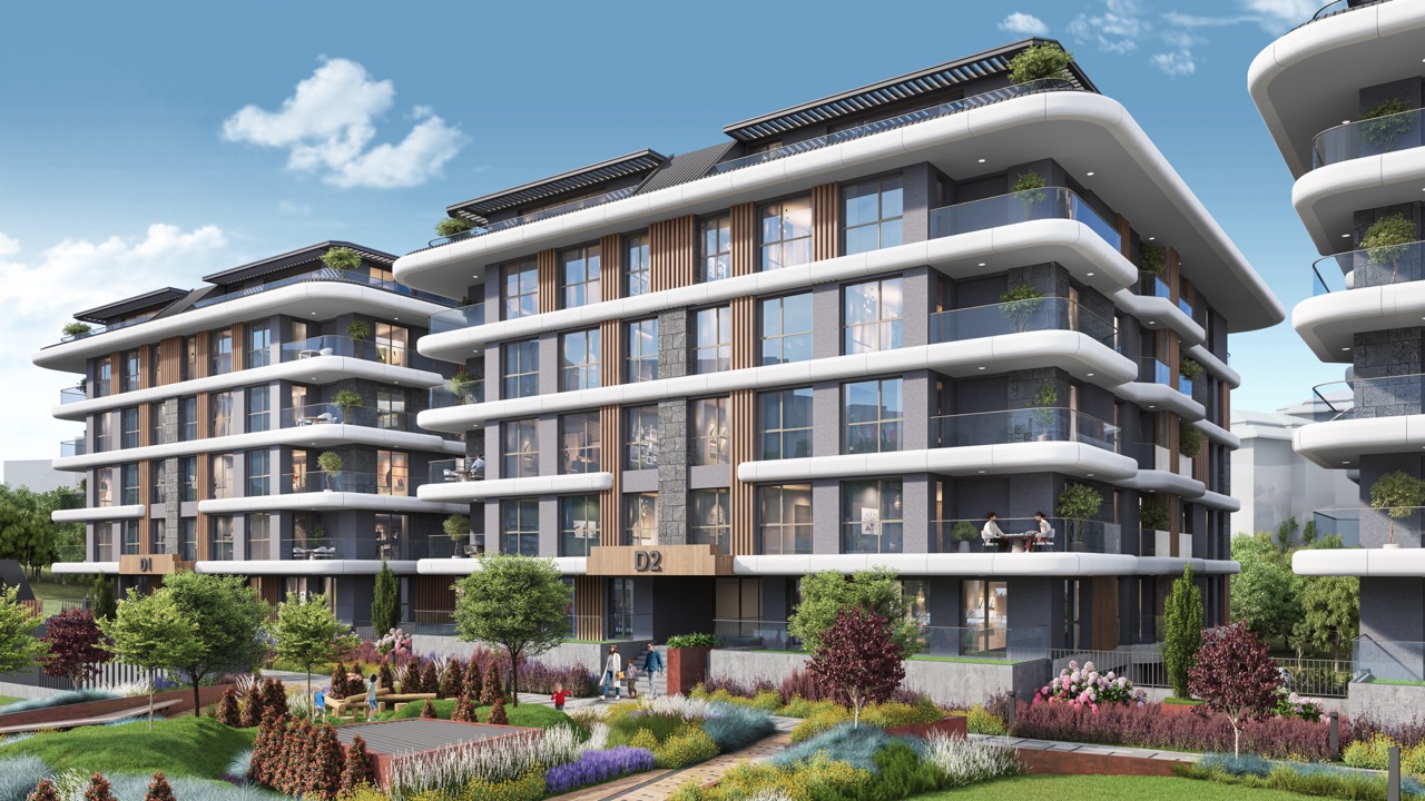 Малоэтажный премиальный жилой комплекс в районе Этилер рядом с Босфором - Фото 20