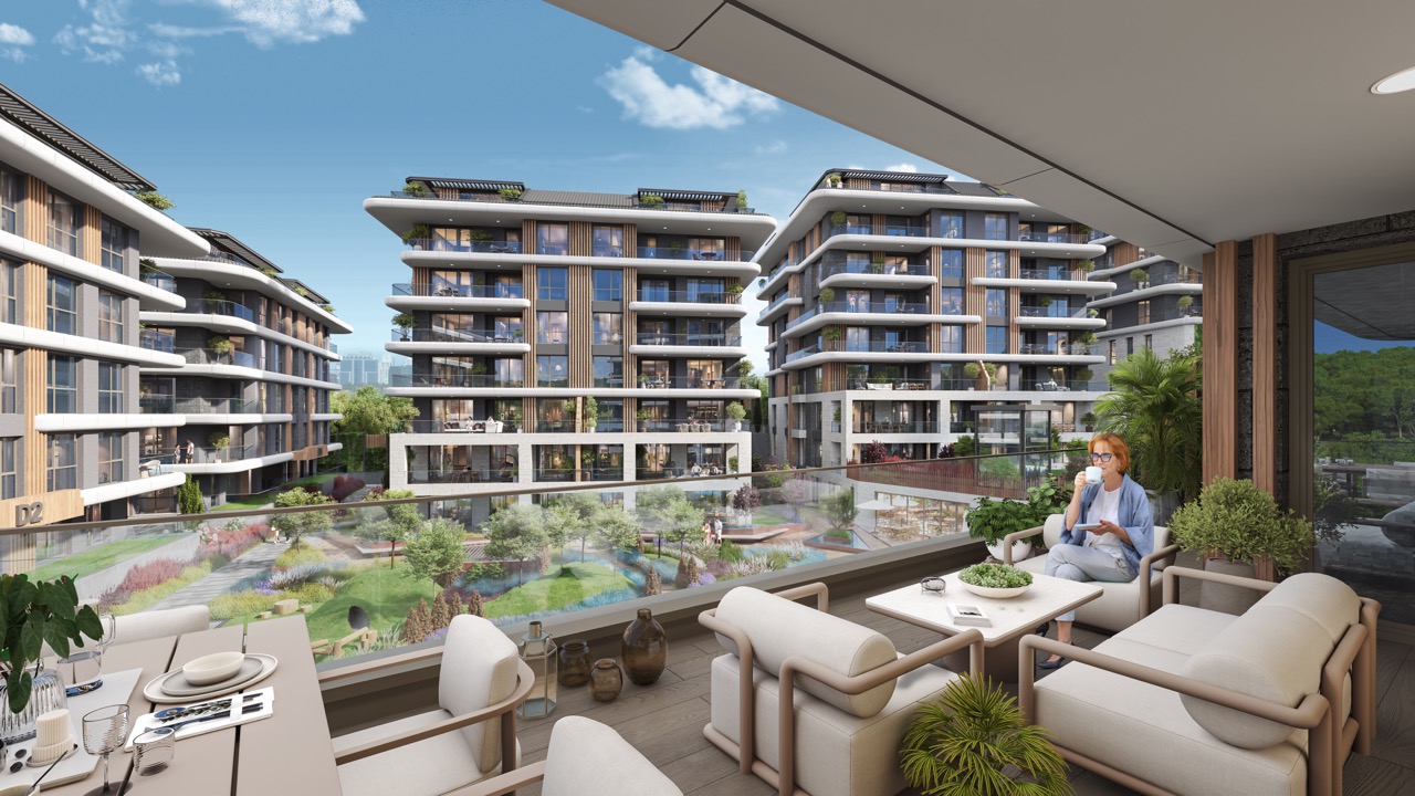 Малоэтажный премиальный жилой комплекс в районе Этилер рядом с Босфором - Фото 16