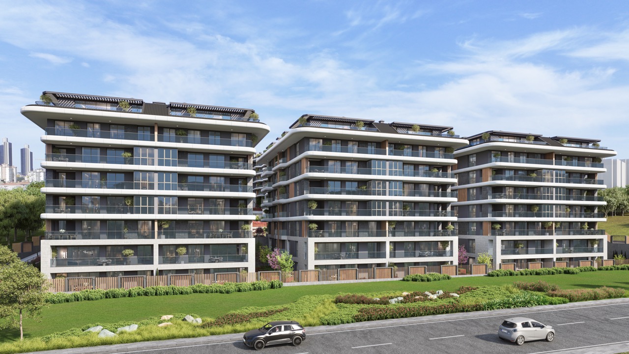 Малоэтажный премиальный жилой комплекс в районе Этилер рядом с Босфором - Фото 15