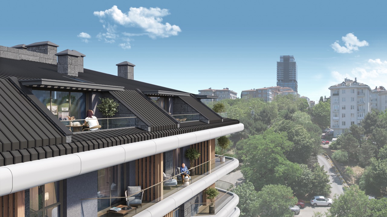 Малоэтажный премиальный жилой комплекс в районе Этилер рядом с Босфором - Фото 10