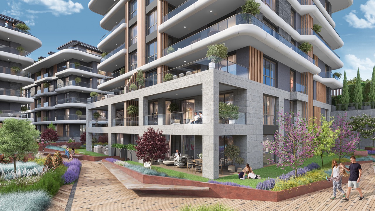 Малоэтажный премиальный жилой комплекс в районе Этилер рядом с Босфором - Фото 9