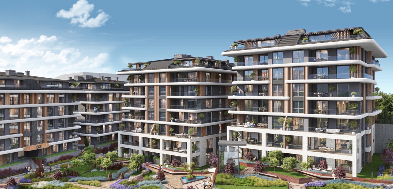 Малоэтажный премиальный жилой комплекс в районе Этилер рядом с Босфором - Фото 8