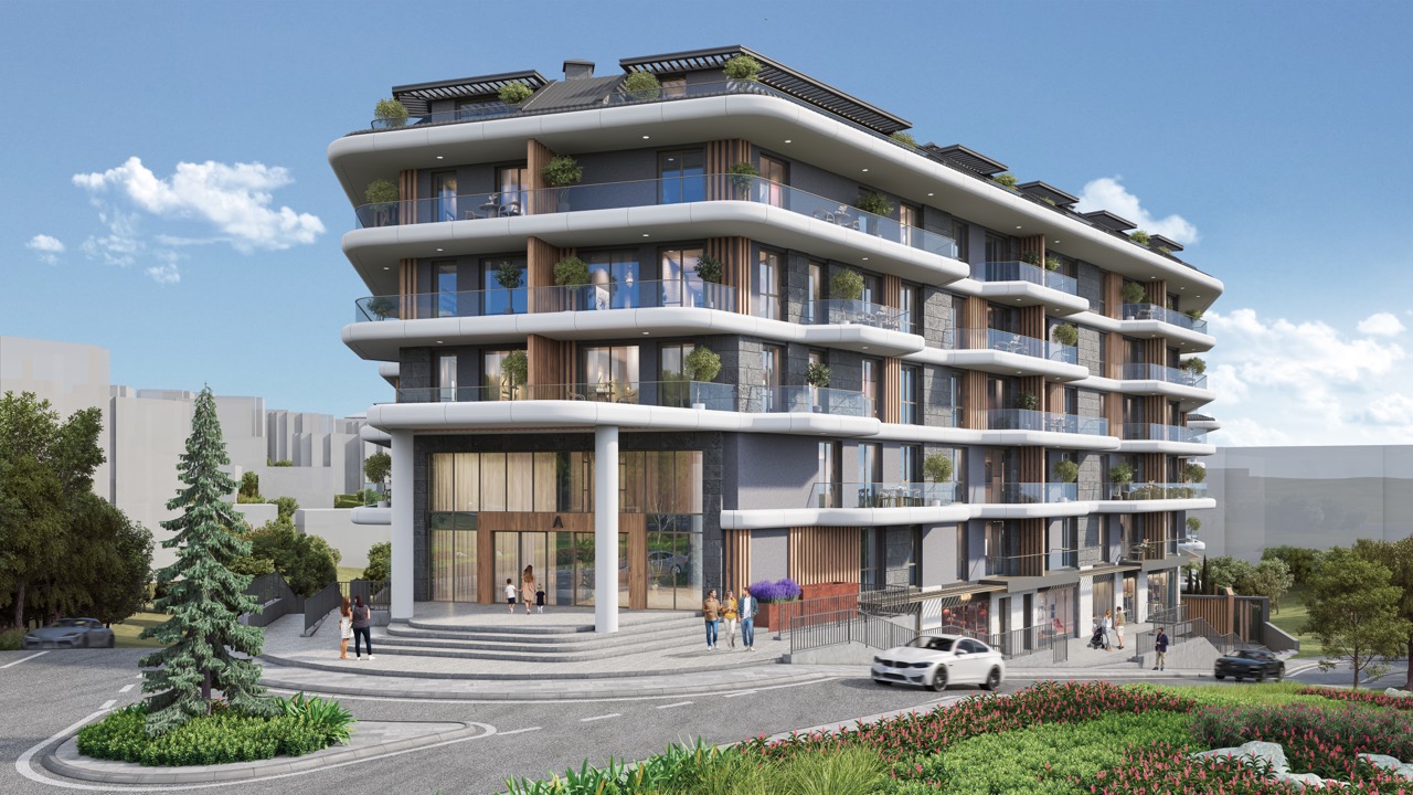 Малоэтажный премиальный жилой комплекс в районе Этилер рядом с Босфором - Фото 3