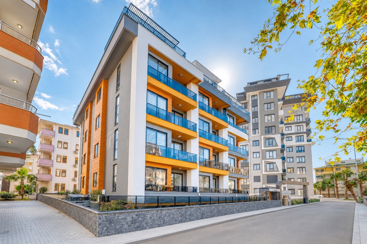 Квартира 1+1 в центре Аланьи в 450 метрах от моря