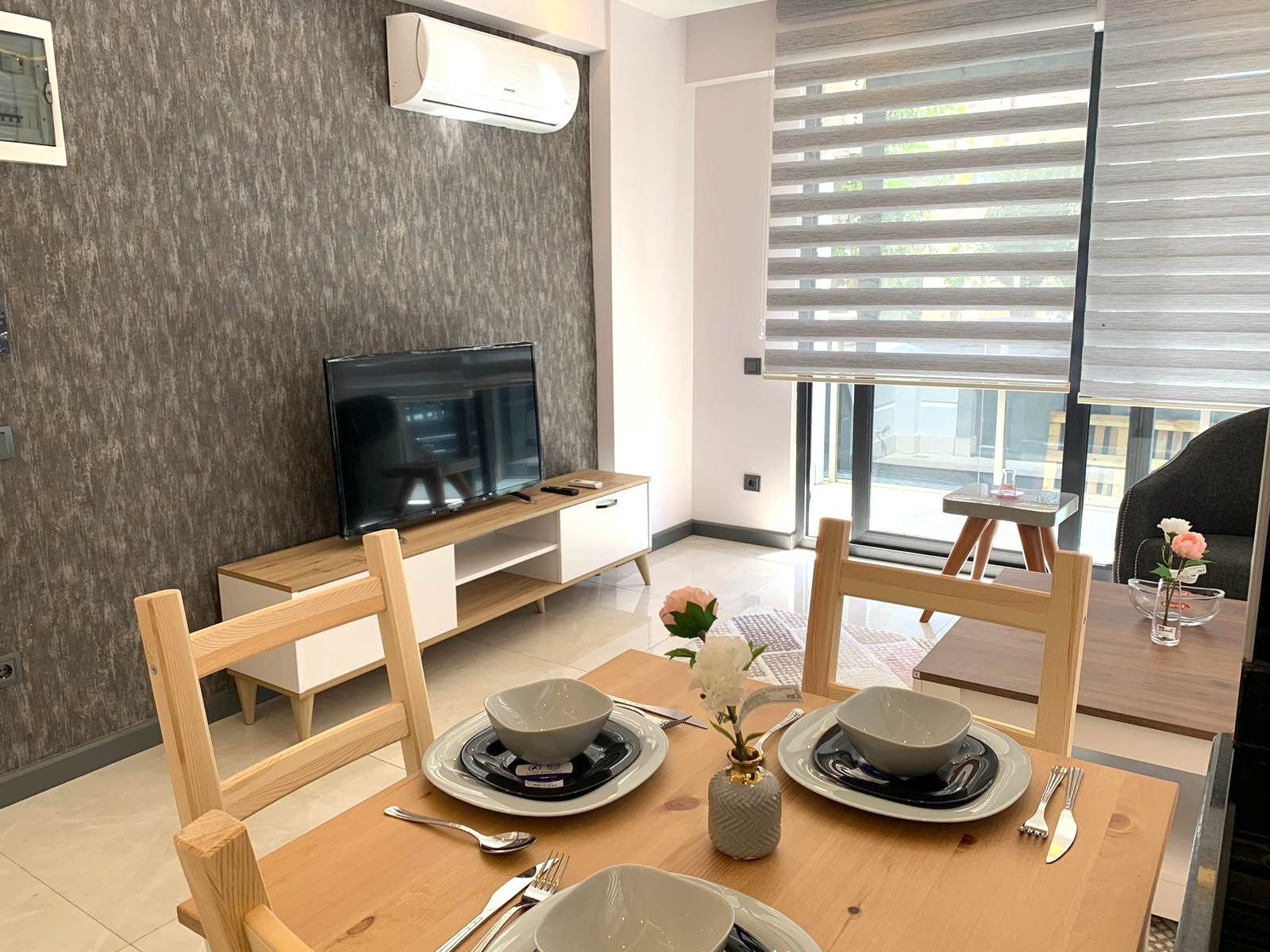 Меблированная квартира 1+1 в центре Аланьи, 200 м до пляжа - Фото 7