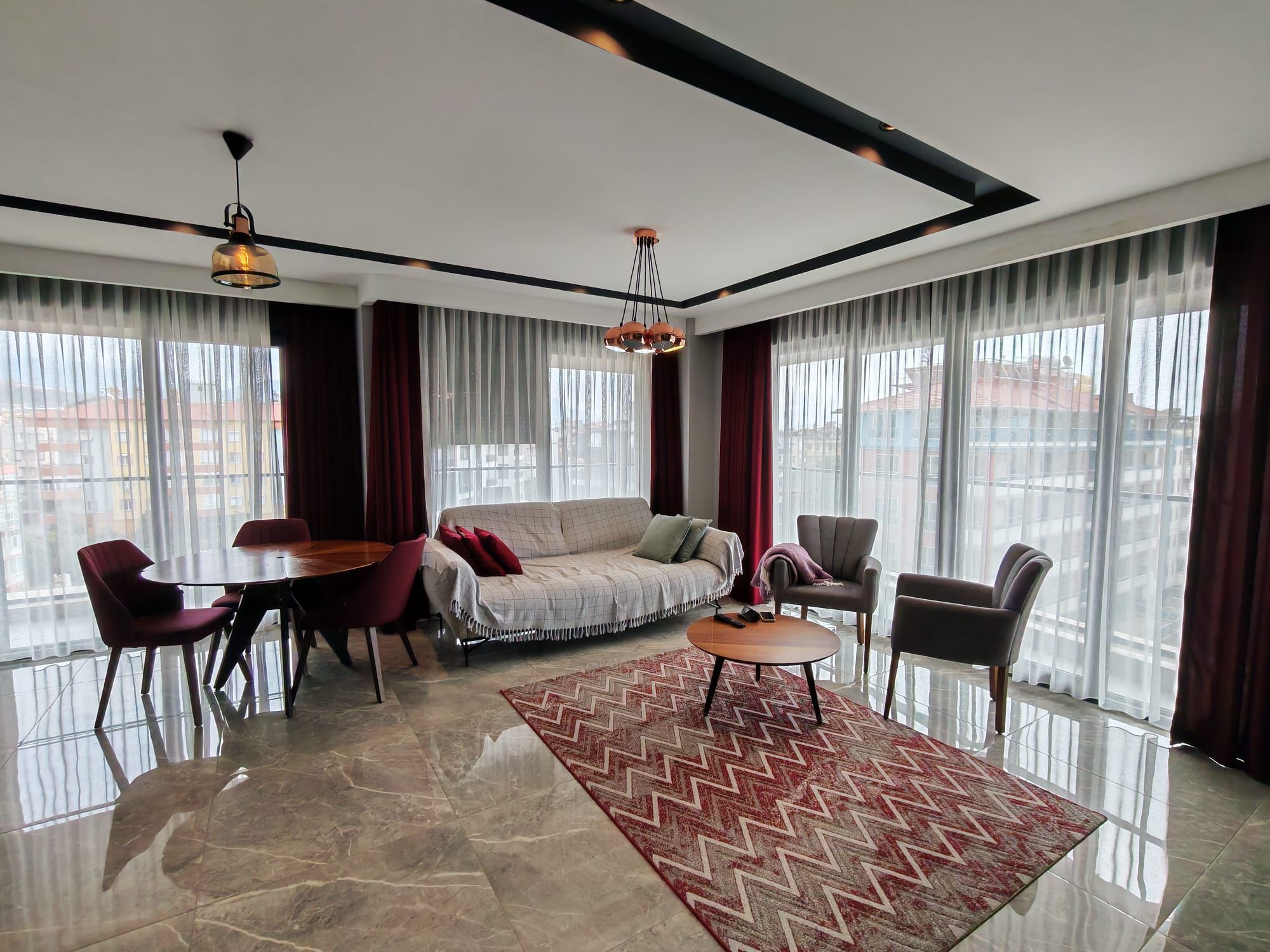 Меблированный дуплекс 2+1 в центре Алании, 300 м до моря - Фото 8