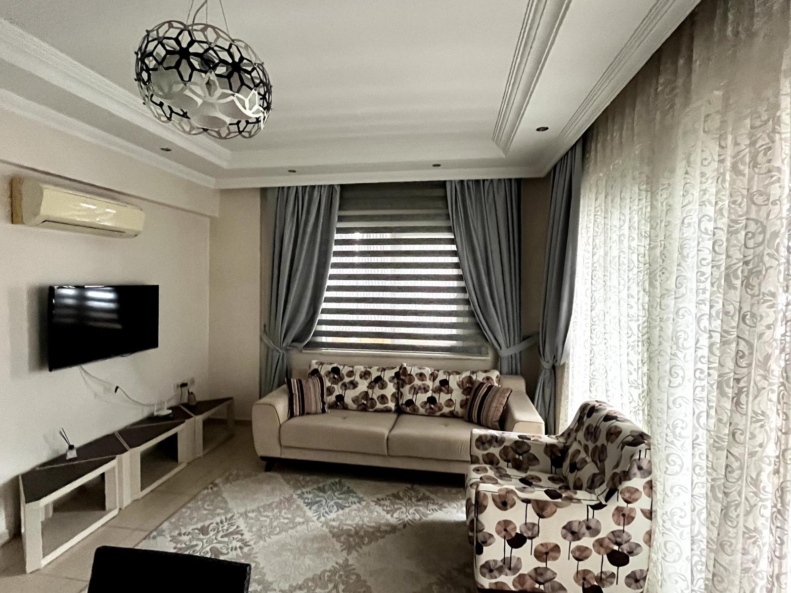 Просторная квартира 1+1 в центре Аланьи, 250 м до моря - Фото 4