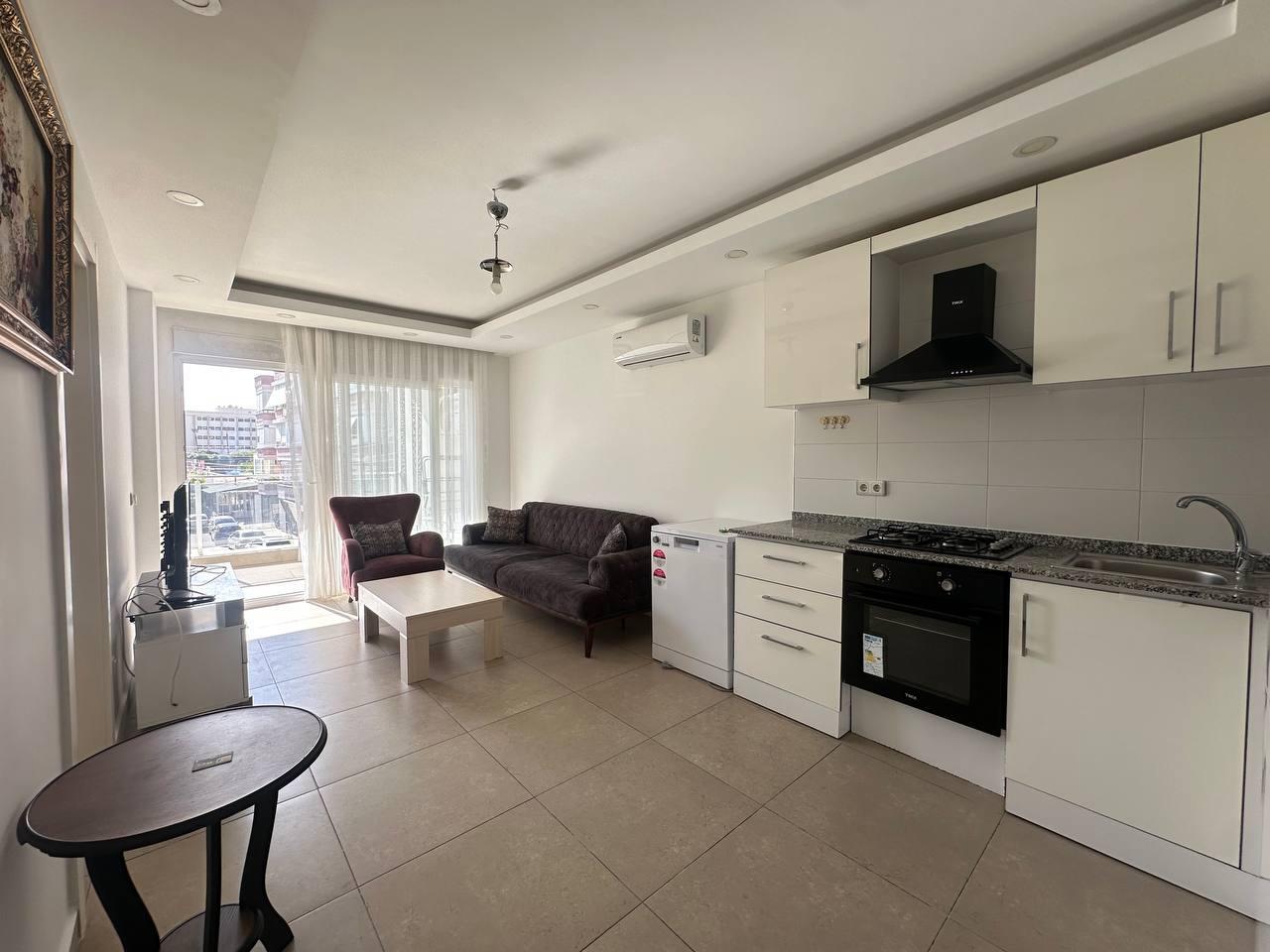 Меблированная квартира 1+1 в районе Клеопатра, 350 м до пляжа - Фото 5