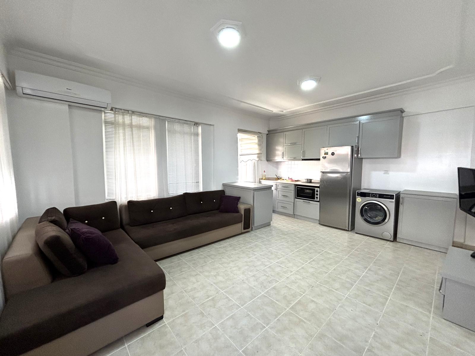Меблированная квартира 1+1 в центре Аланьи, 200 м до пляжа - Фото 2