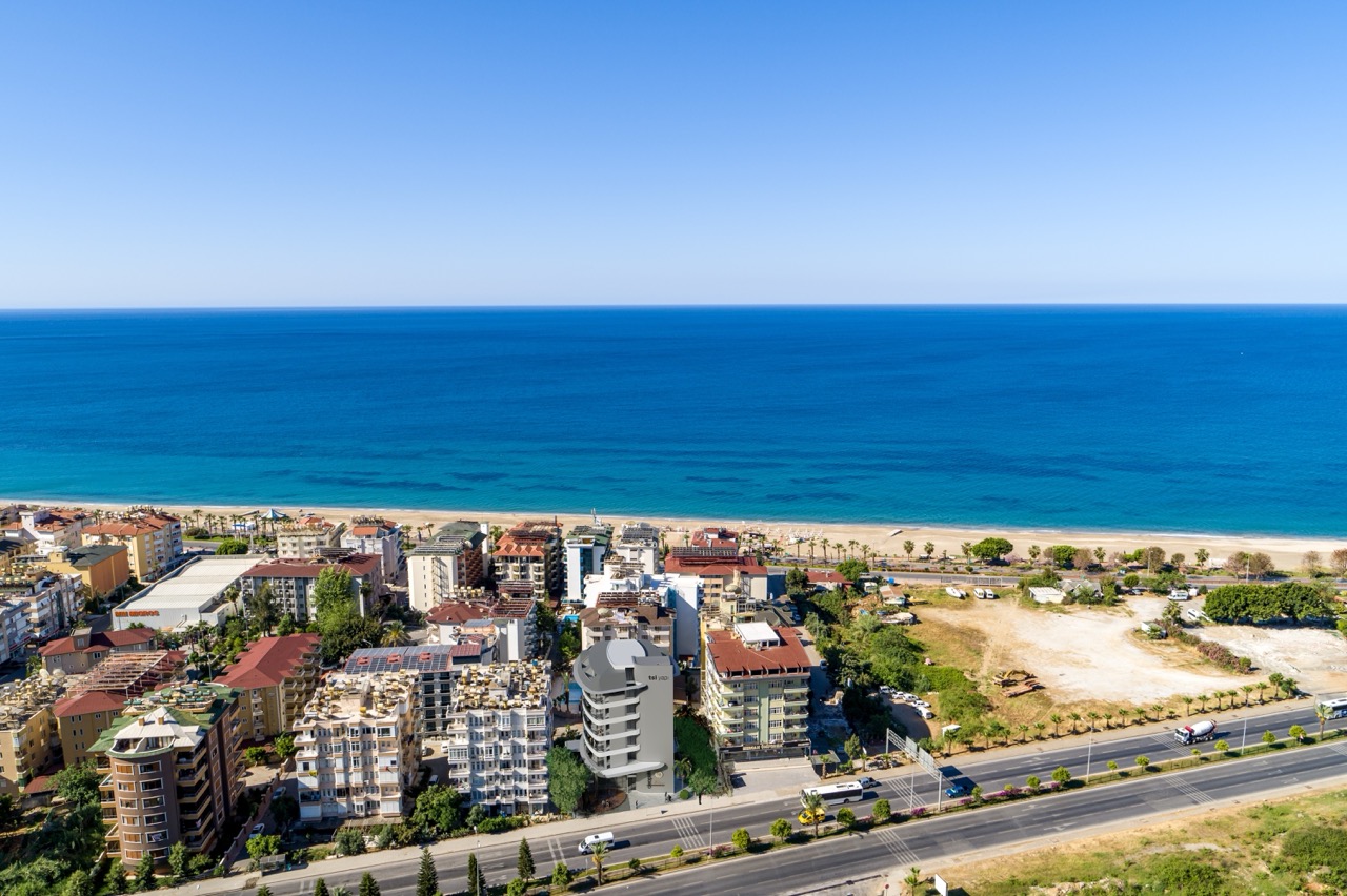 Меблированная квартира 2+1 с видом на море в центральной части Аланьи - Фото 16