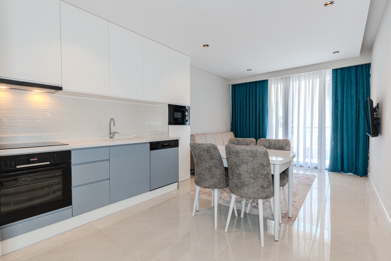 Меблированные апартаменты 1+1 в 80 метрах от пляжа Клеопатра - Фото 17
