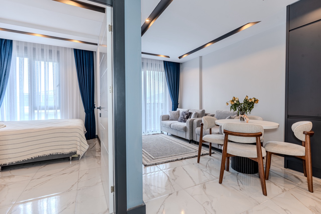 Меблированная квартира 1+1 в Махмутларе, 600 м от моря - Фото 22