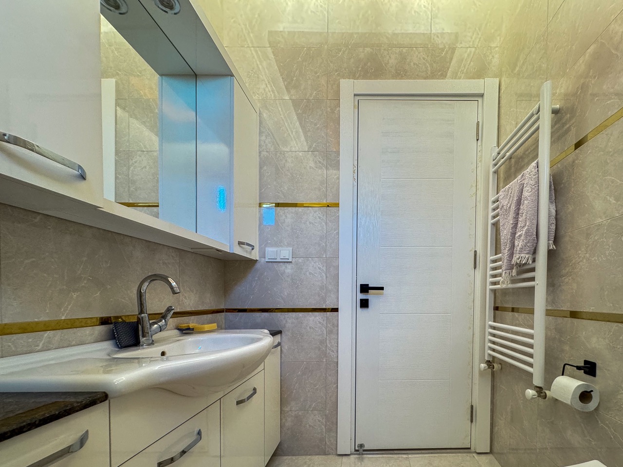 Меблированная квартира 1+1 в Махмутларе, 450 м от моря - Фото 28