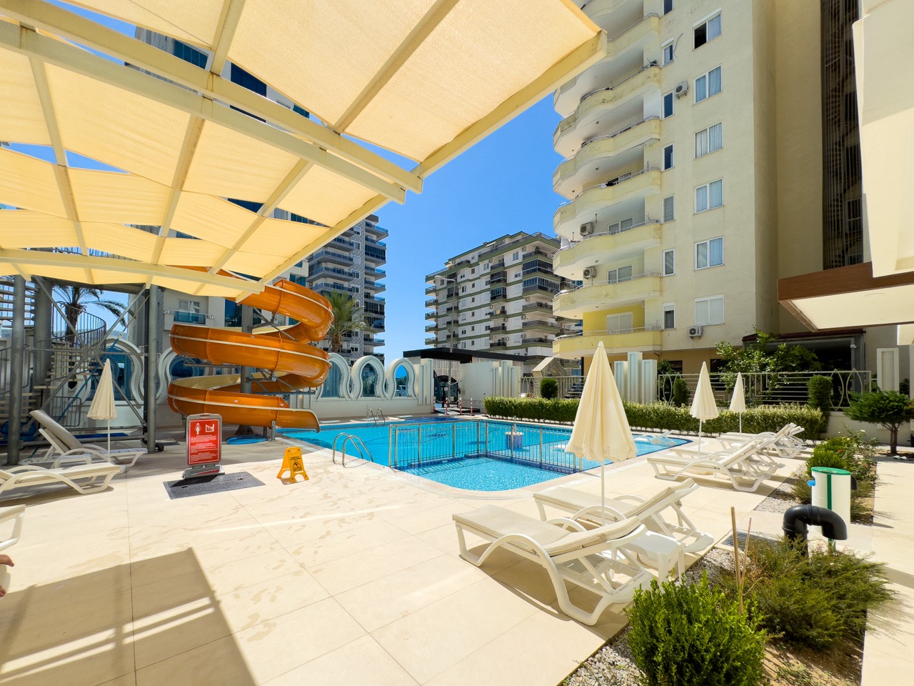 Меблированная квартира 1+1 в Махмутларе, 450 м от моря - Фото 7