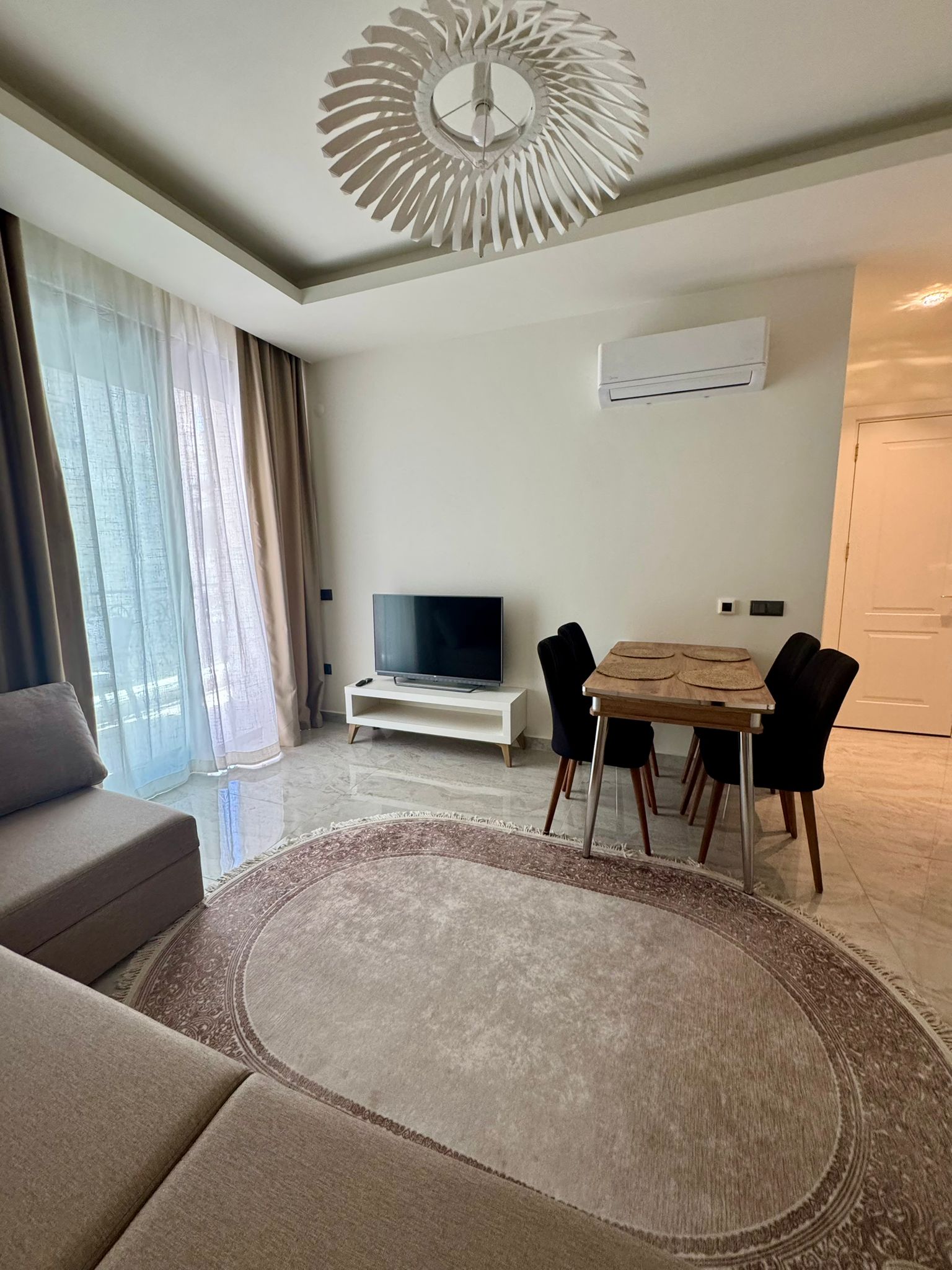 Меблированная квартира 1+1 в 350 метрах от пляжа Клеопатра - Фото 8