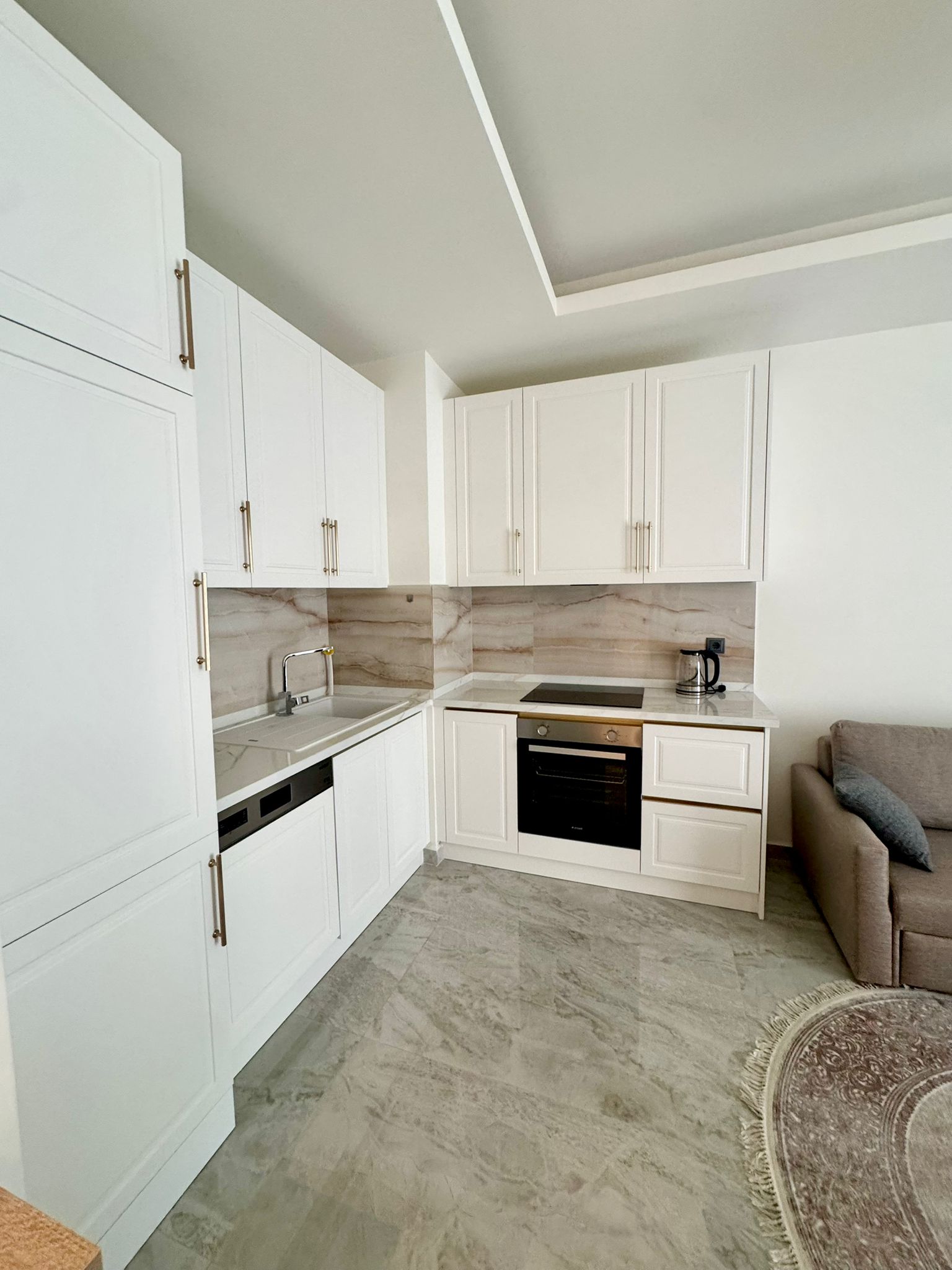 Меблированная квартира 1+1 в 350 метрах от пляжа Клеопатра - Фото 13