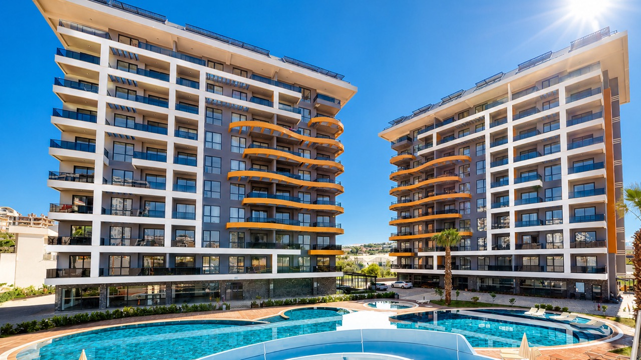 Квартира 2+1 площадью 95 м² в 800 м от моря в Авсалларе