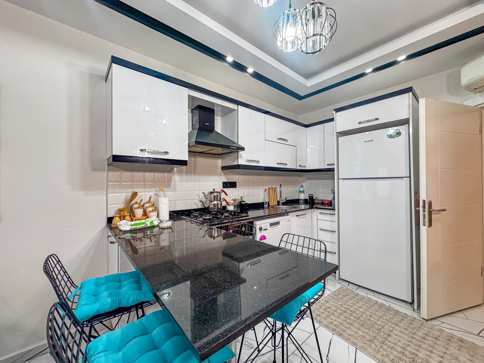 Апартаменты 1+1 в 300 метрах от пляжа в центре Алании - Фото 13