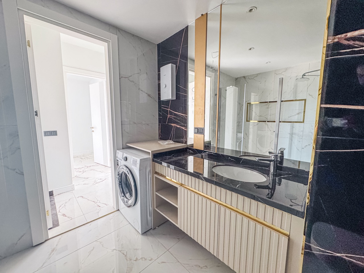 Дуплекс 2+1 площадью 107 м² в новом комплексе района Оба - Фото 33