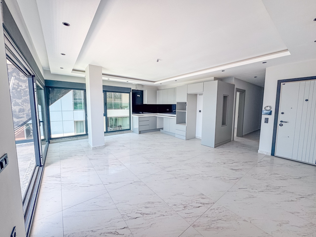 Просторная квартира 2+1 площадью 180 м² с видом на море в Каргыджаке - Фото 34