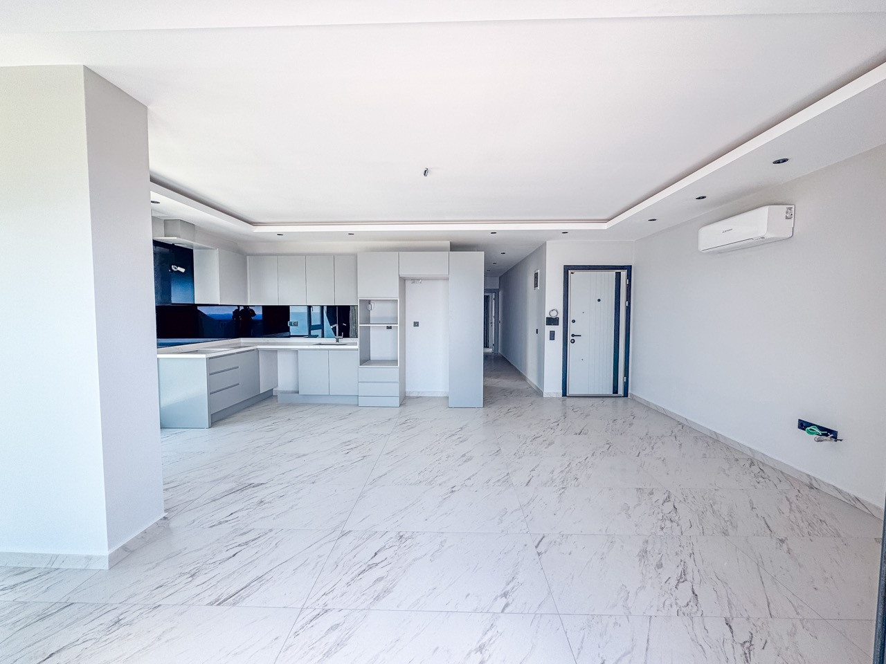 Просторная квартира 2+1 площадью 180 м² с видом на море в Каргыджаке - Фото 35