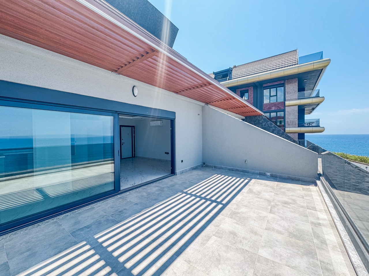 Просторная квартира 2+1 площадью 180 м² с видом на море в Каргыджаке - Фото 42