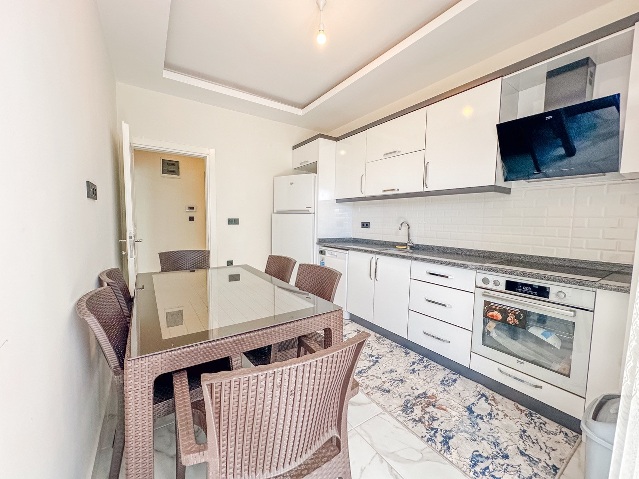 Меблированная квартира 2+1 в 650 м от моря в Махмутларе - Фото 6