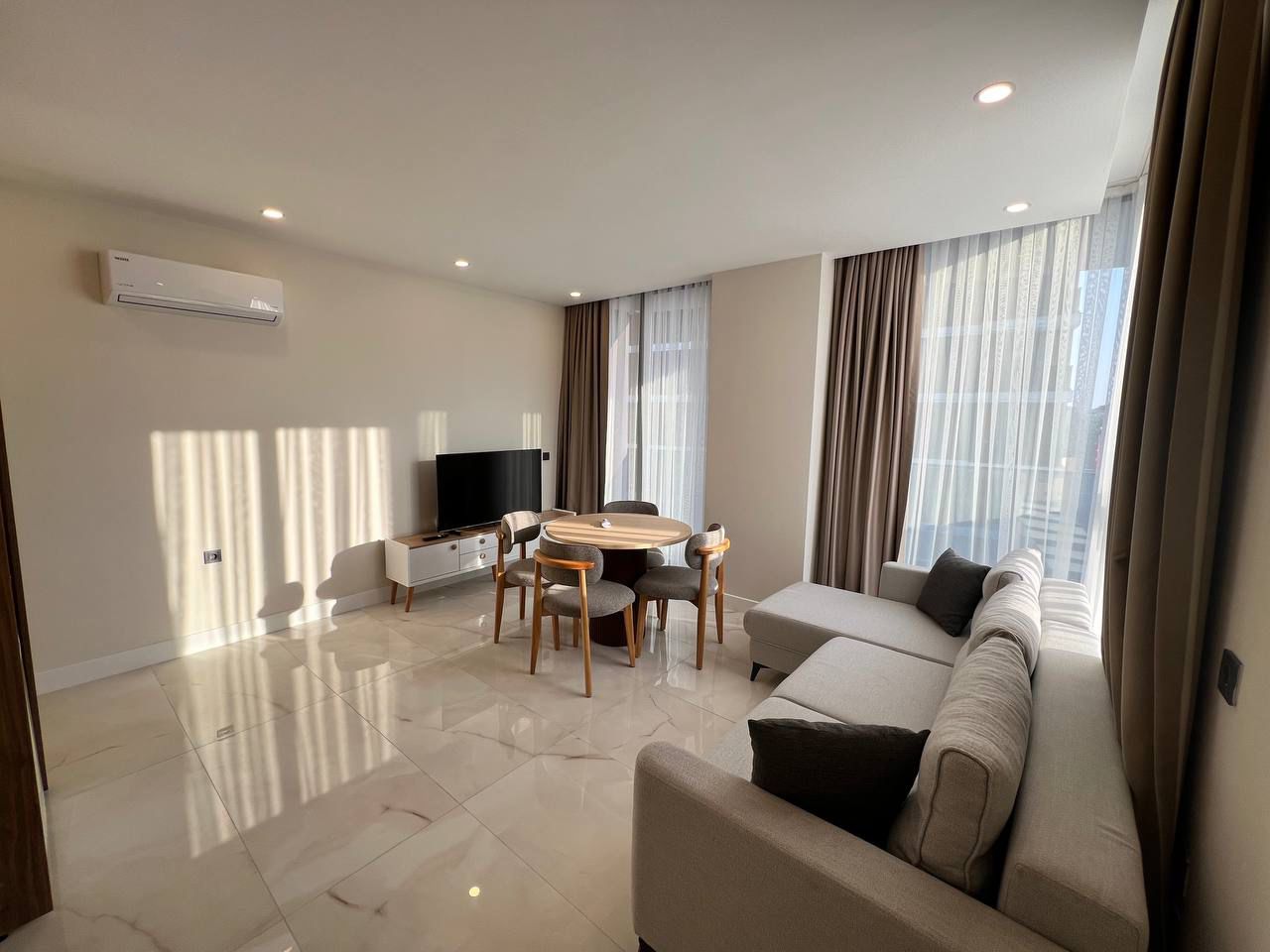 Меблированная квартира 2+1 площадью 82 м² в 450 м от пляжа Клеопатра - Фото 15
