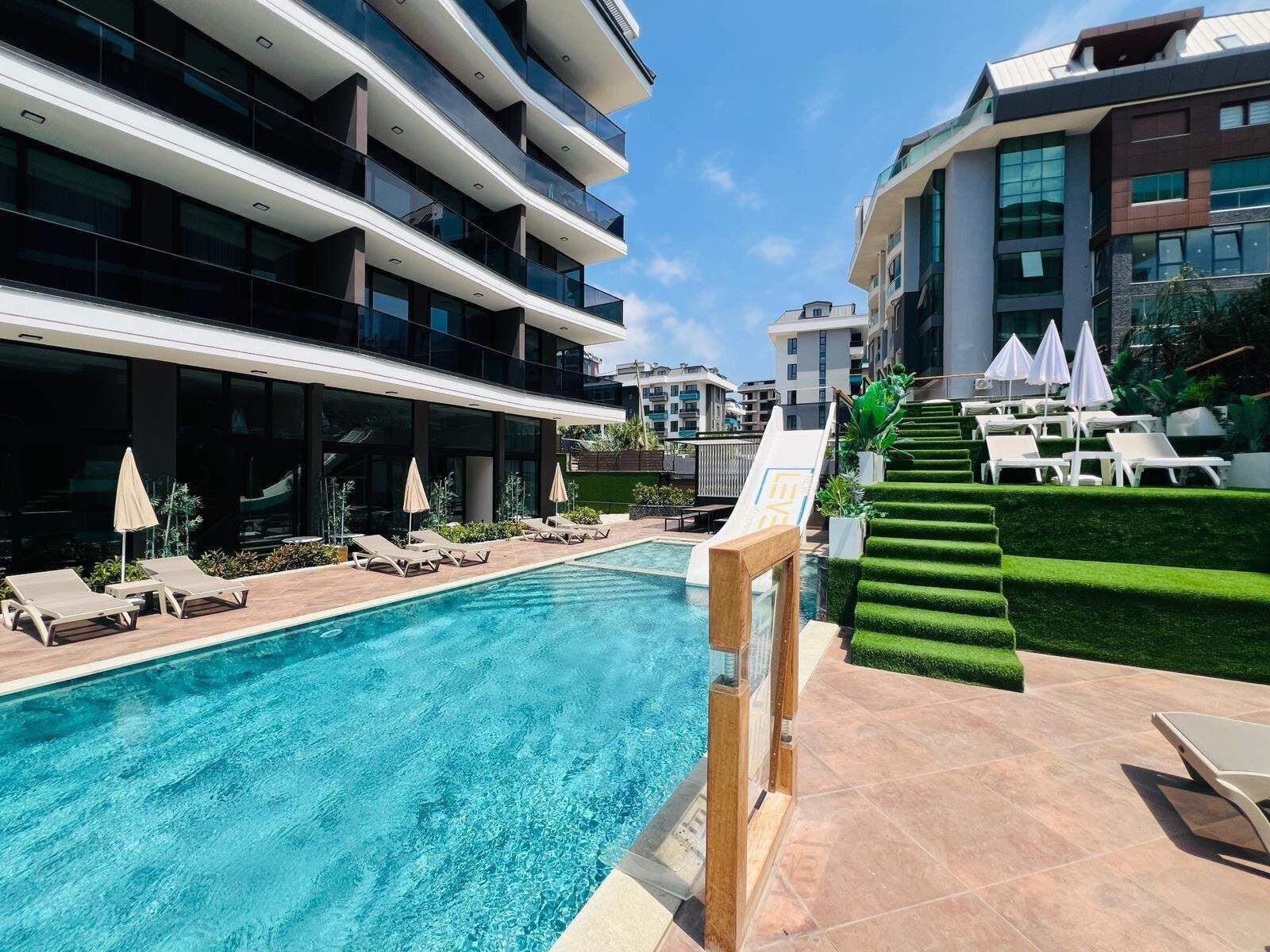 Меблированная квартира 2+1 площадью 82 м² в 450 м от пляжа Клеопатра - Фото 8