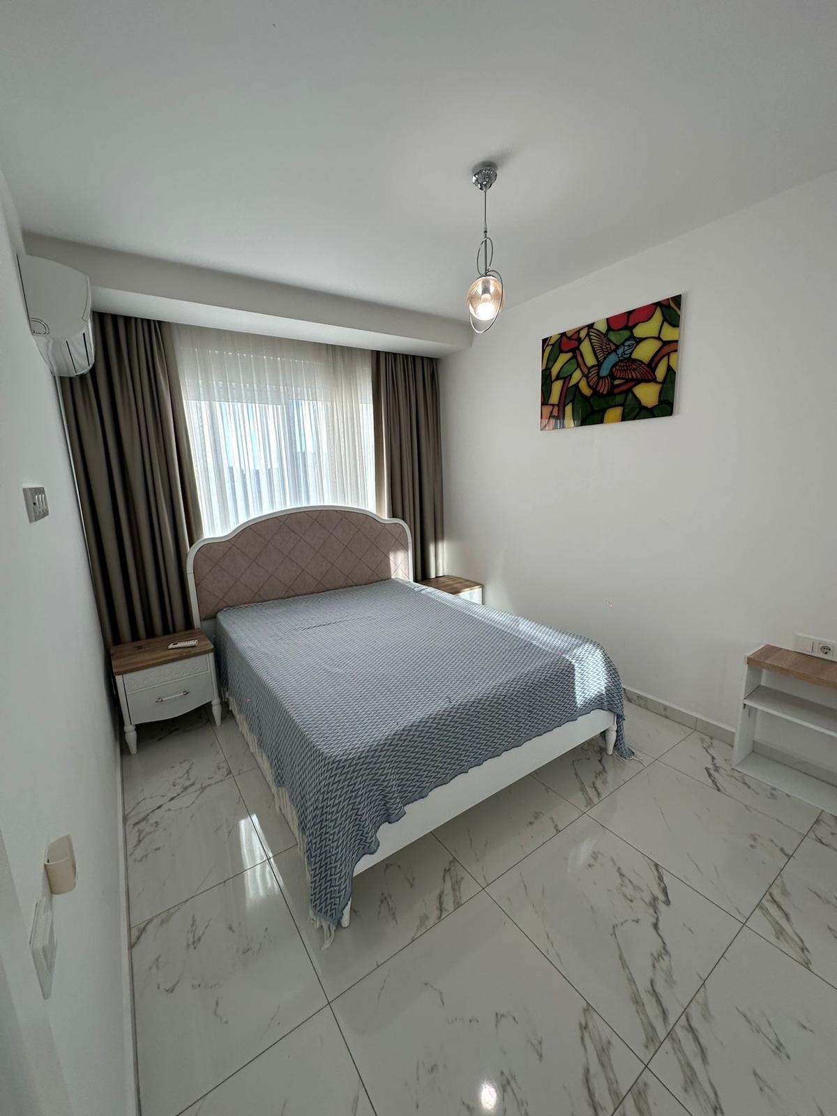 Просторная квартира 1+1 в 350 метрах от моря в Махмутларе - Фото 9