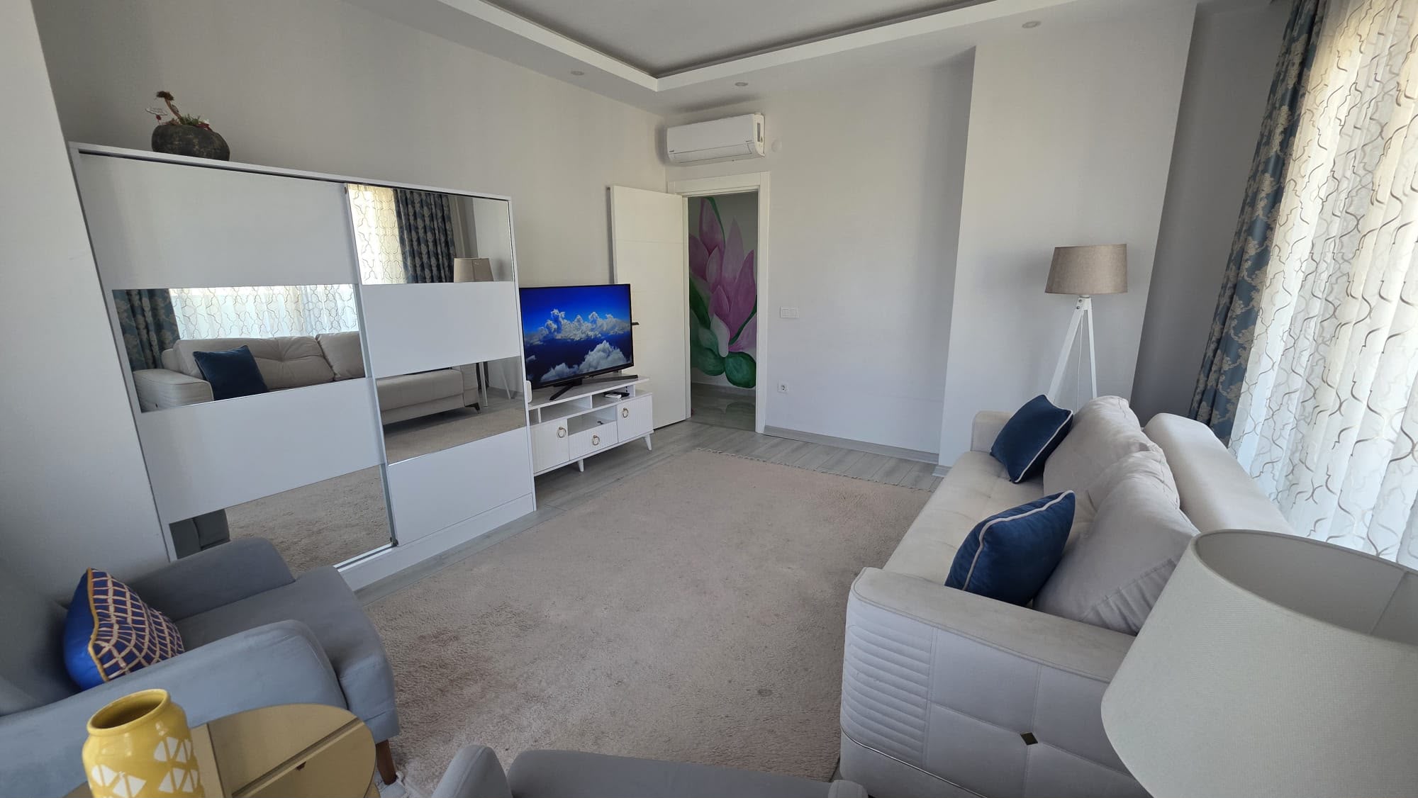 Меблированная квартира 2+1 в центре Аланьи в 550 метрах от моря - Фото 9