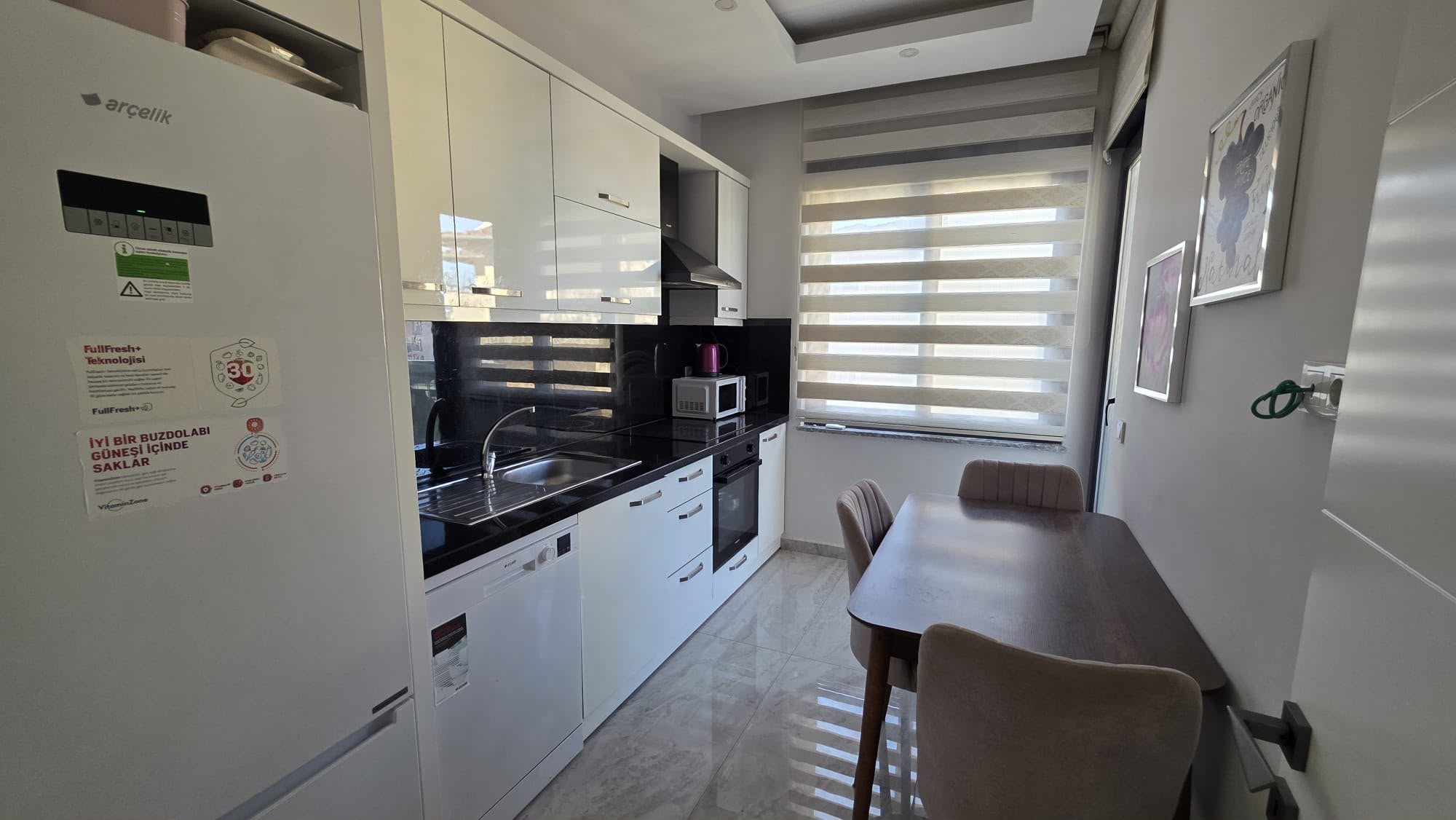 Меблированная квартира 2+1 в центре Аланьи в 550 метрах от моря - Фото 10