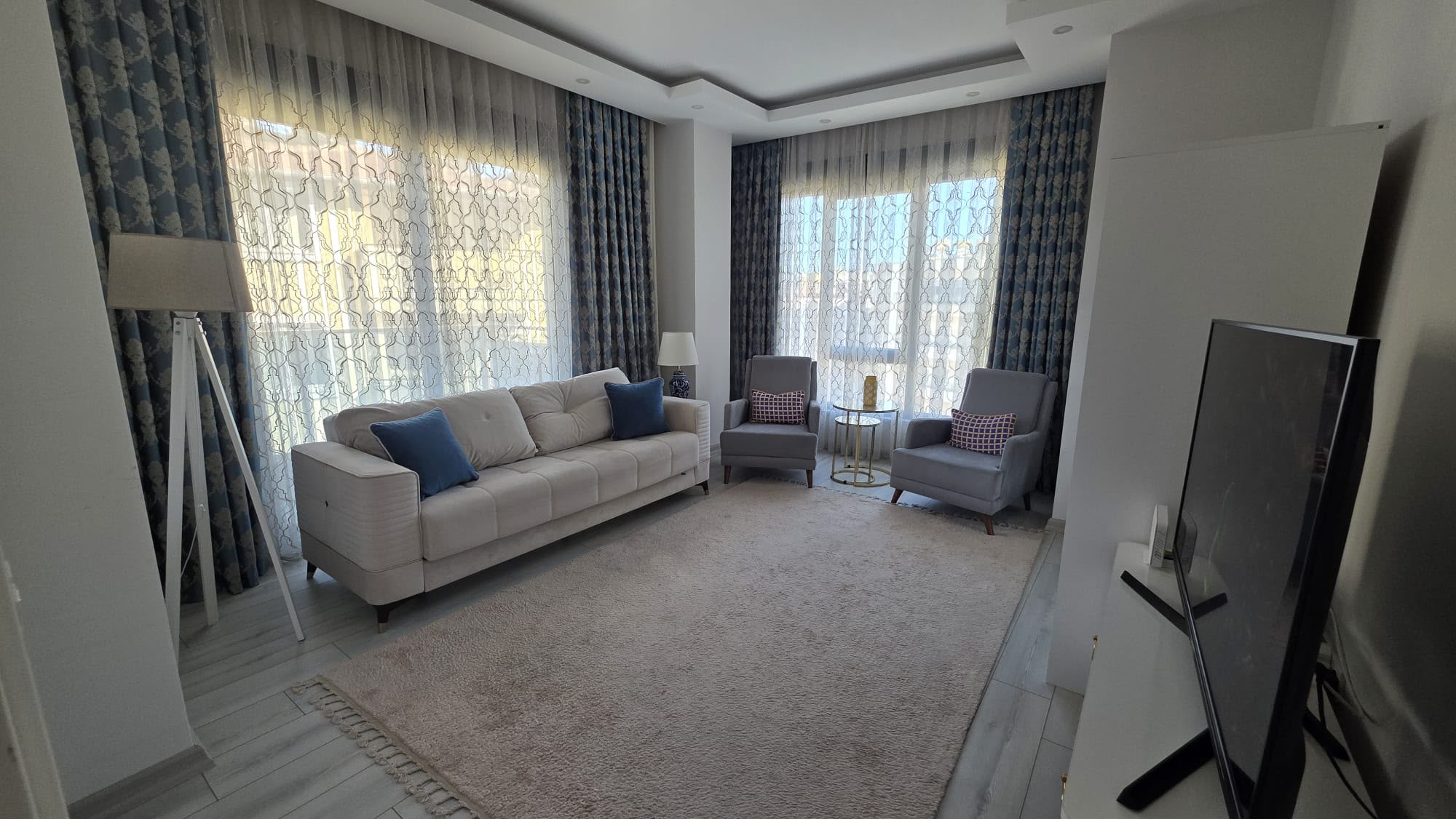 Меблированная квартира 2+1 в центре Аланьи в 550 метрах от моря - Фото 7