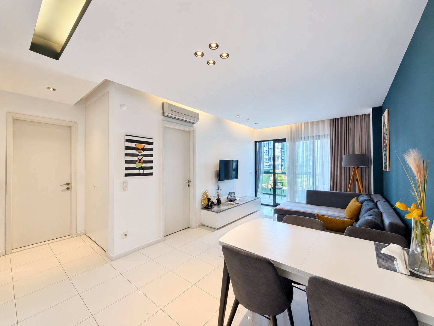Меблированная квартира 1+1 площадью 70 м² в 150 м от пляжа в Оба - Фото 9
