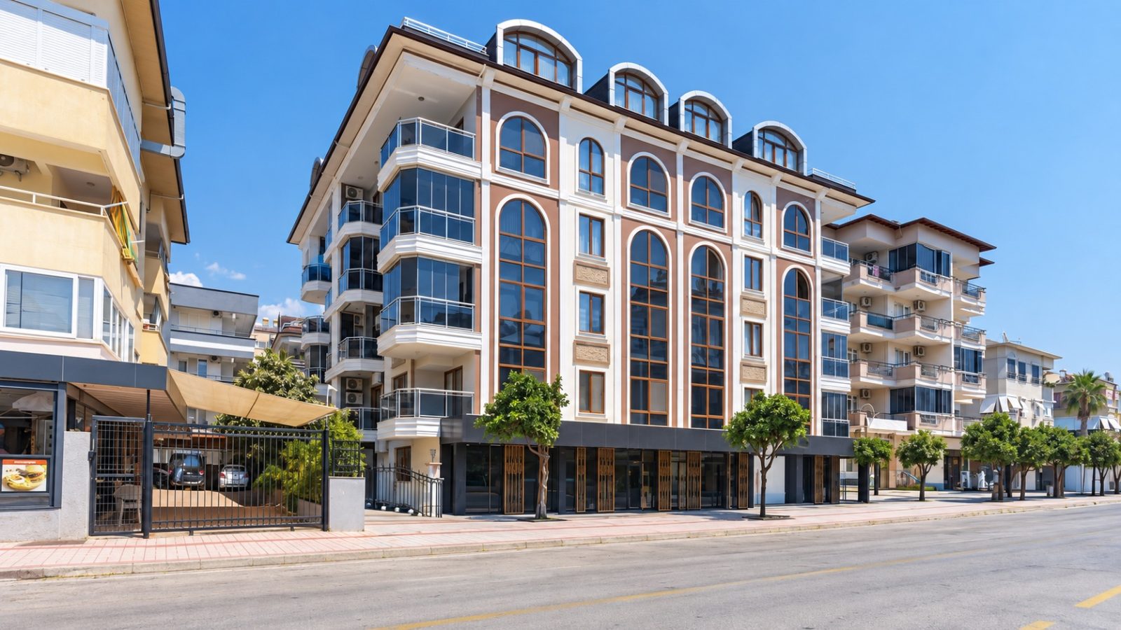 Просторная квартира 1+1 площадью 70 м² в 300 м от пляжа в Оба