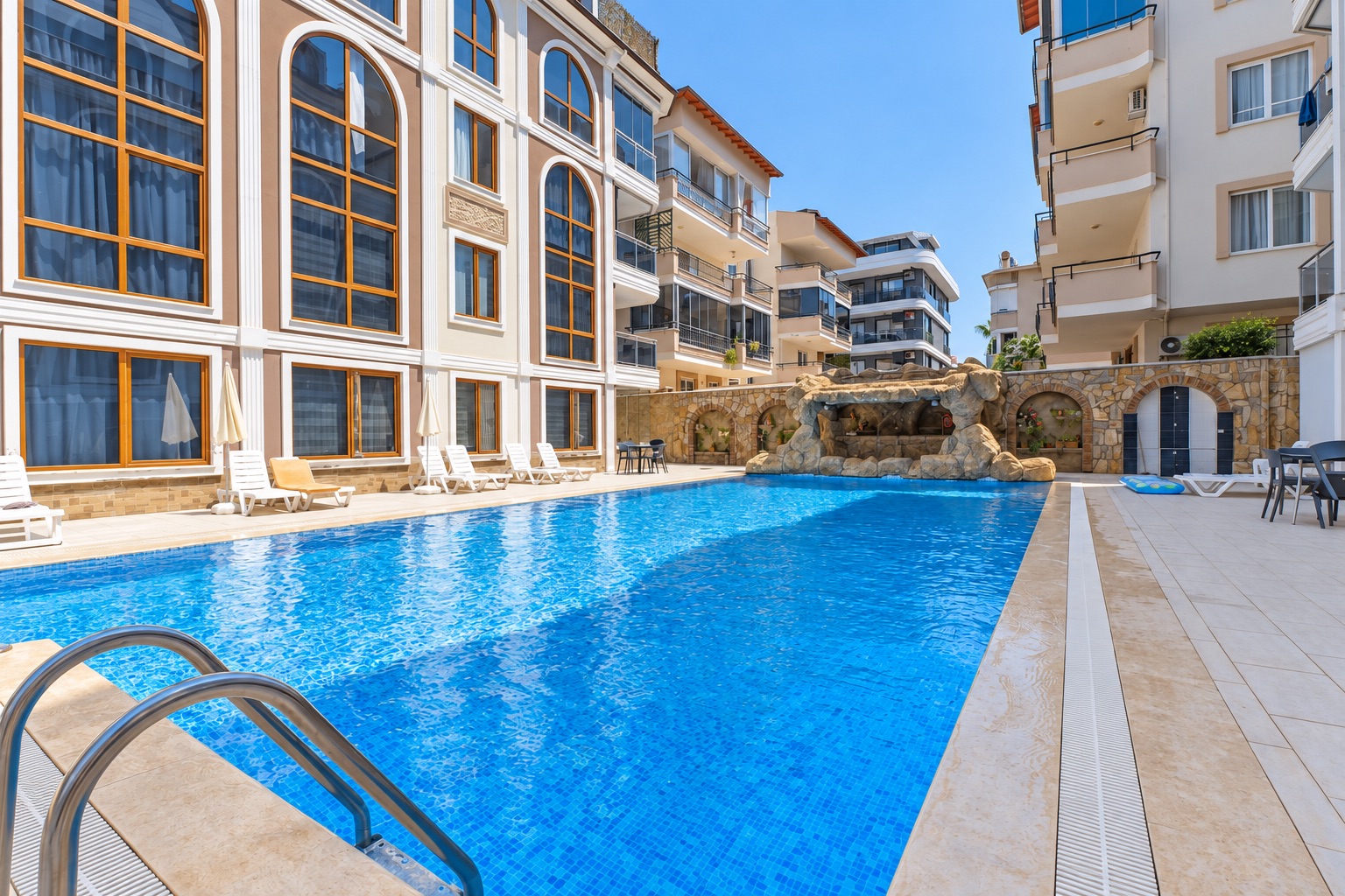 Просторная квартира 1+1 площадью 70 м² в 300 м от пляжа в Оба - Фото 2